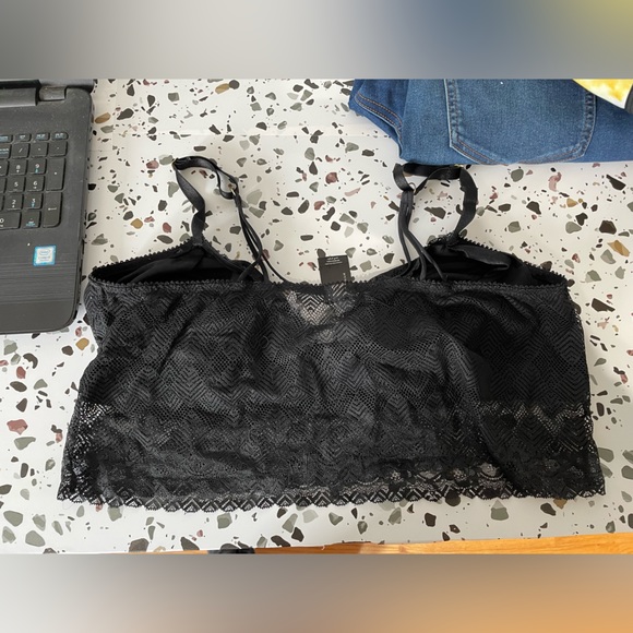 COPY - Beautiful Black Plus Size Bralette, 2X - Picture 2 of 5